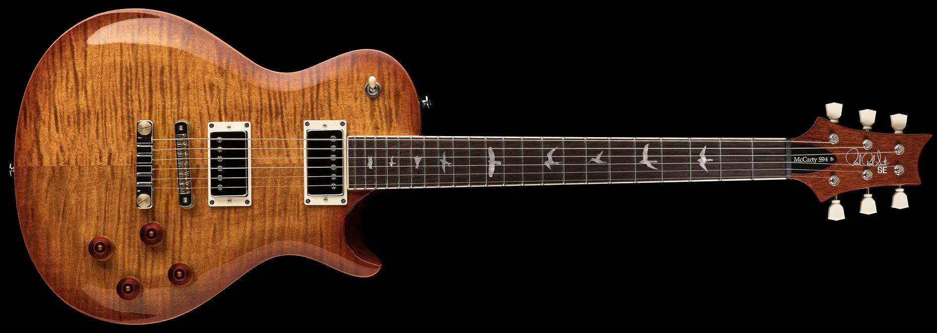 Prs Se Mccarty 594 Singlecut 2h Ht Rw - Vintage Sunburst - Guitare Électrique Single Cut - Variation 2