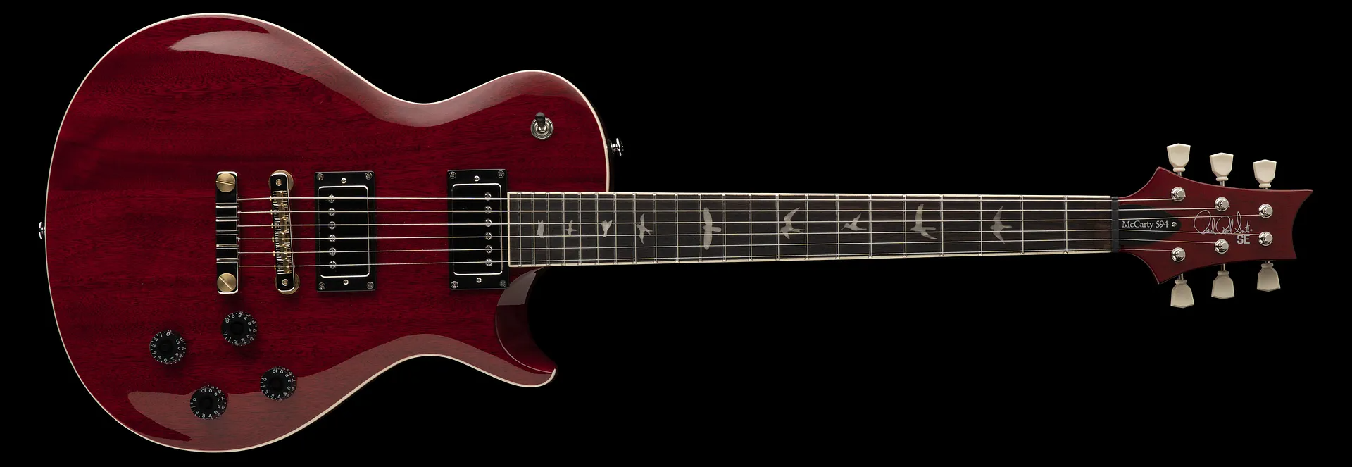 Prs Se Mccarty 594 Singlecut Standard 2h Ht Rw - Vintage Cherry - Guitare Électrique Single Cut - Variation 2