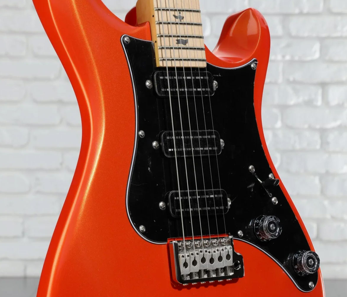 Prs Se Nf3 Maple 3mh Trem Rw - Metallic Orange - Guitare Électrique Double Cut - Variation 2