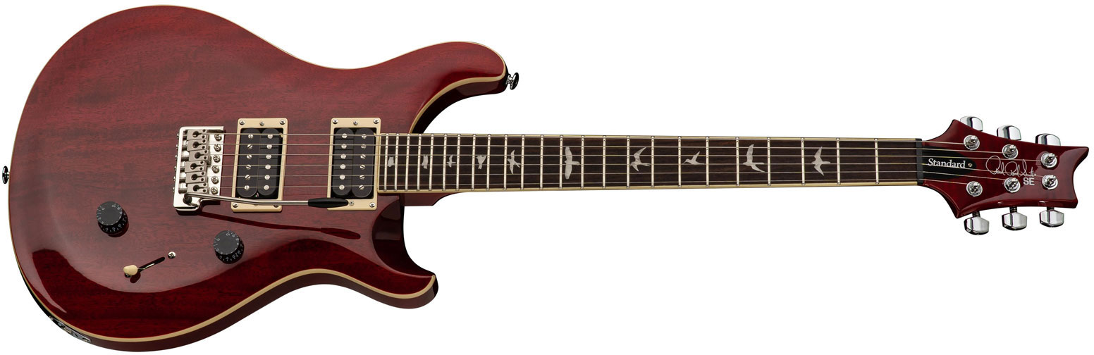 Prs Se Standard 24 2h Trem Rw - Vintage Cherry - Guitare Électrique Double Cut - Variation 1