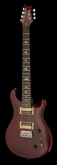 Prs Se Svn 7 String Savior - Black Cherry - Guitare Électrique 7 Cordes - Variation 1