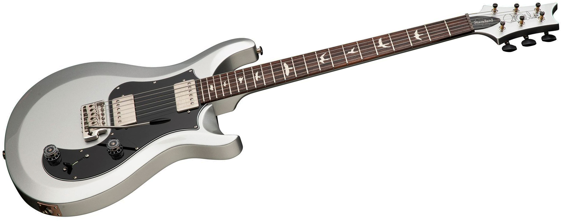 Prs Standard 22 S2 Usa 2h Trem Rw - Platinum Metallic - Guitare Électrique Double Cut - Variation 2