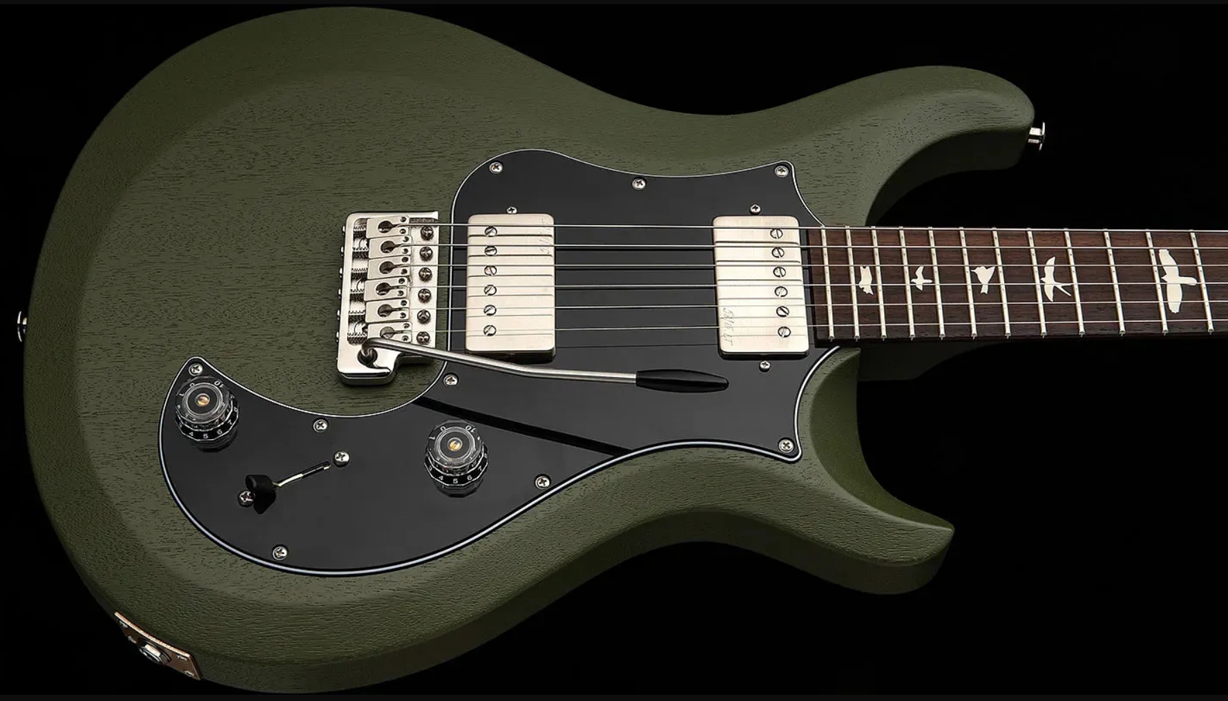 Prs Standard 22 S2 Usa 2h Trem Rw - Matcha Green Satin - Guitare Électrique Double Cut - Variation 3