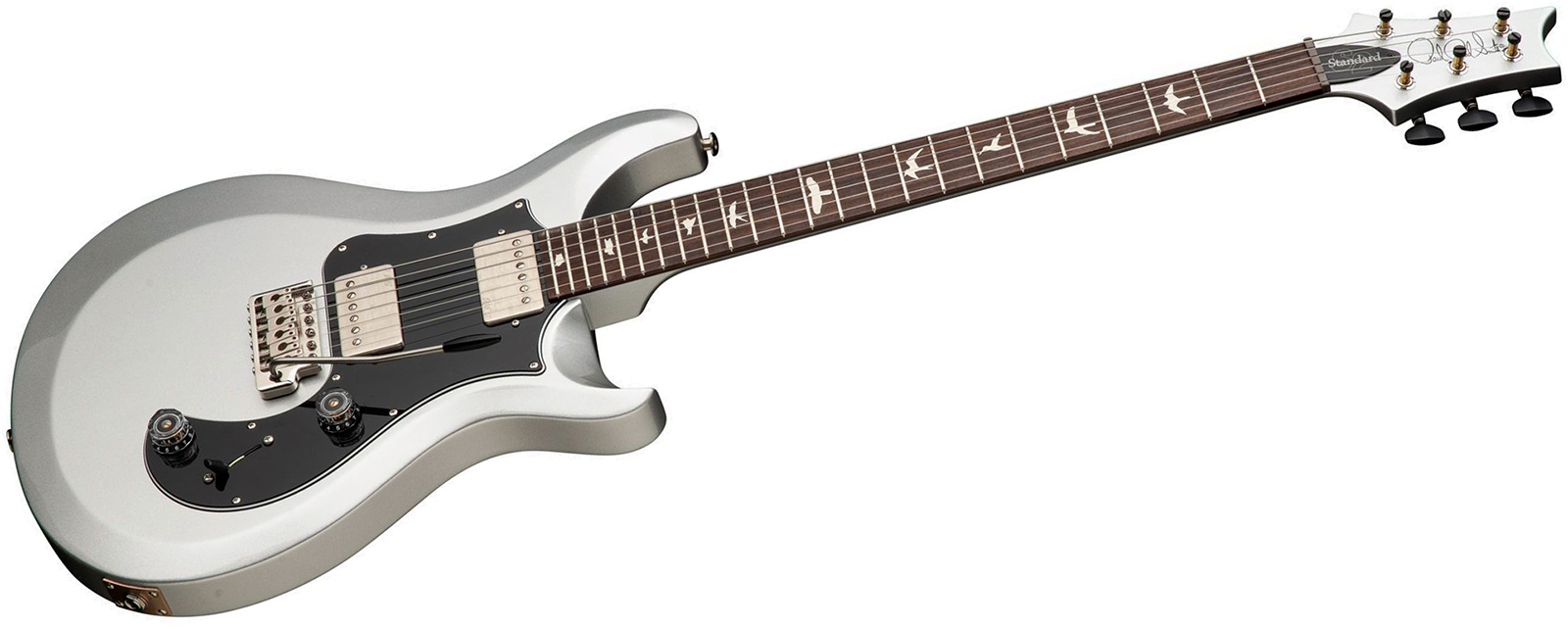Prs Standard 24 S2 Usa 2h Trem Rw - Platinum Metallic - Guitare Électrique Double Cut - Variation 2
