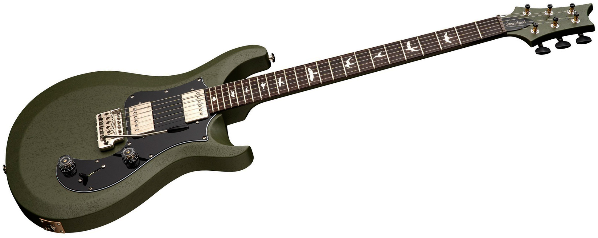 Prs Standard 24 S2 Usa 2h Trem Rw - Matcha Green Satin - Guitare Électrique Double Cut - Variation 2