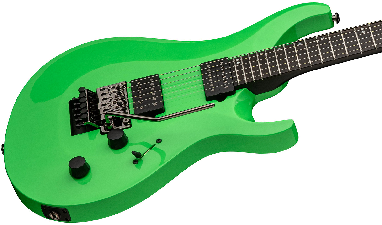 Prs Tekton Floyd Usa 2h Fr Eb - Neon Green - Guitare Électrique Double Cut - Variation 2