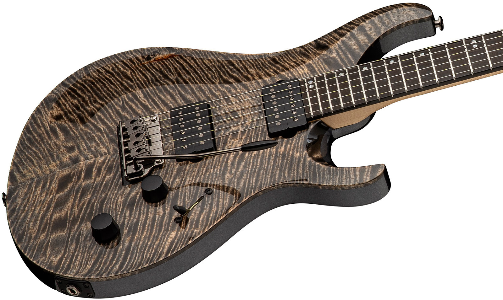 Prs Tekton T Usa 2h Trem Eb - Black Tourmaline - Guitare Électrique Double Cut - Variation 2