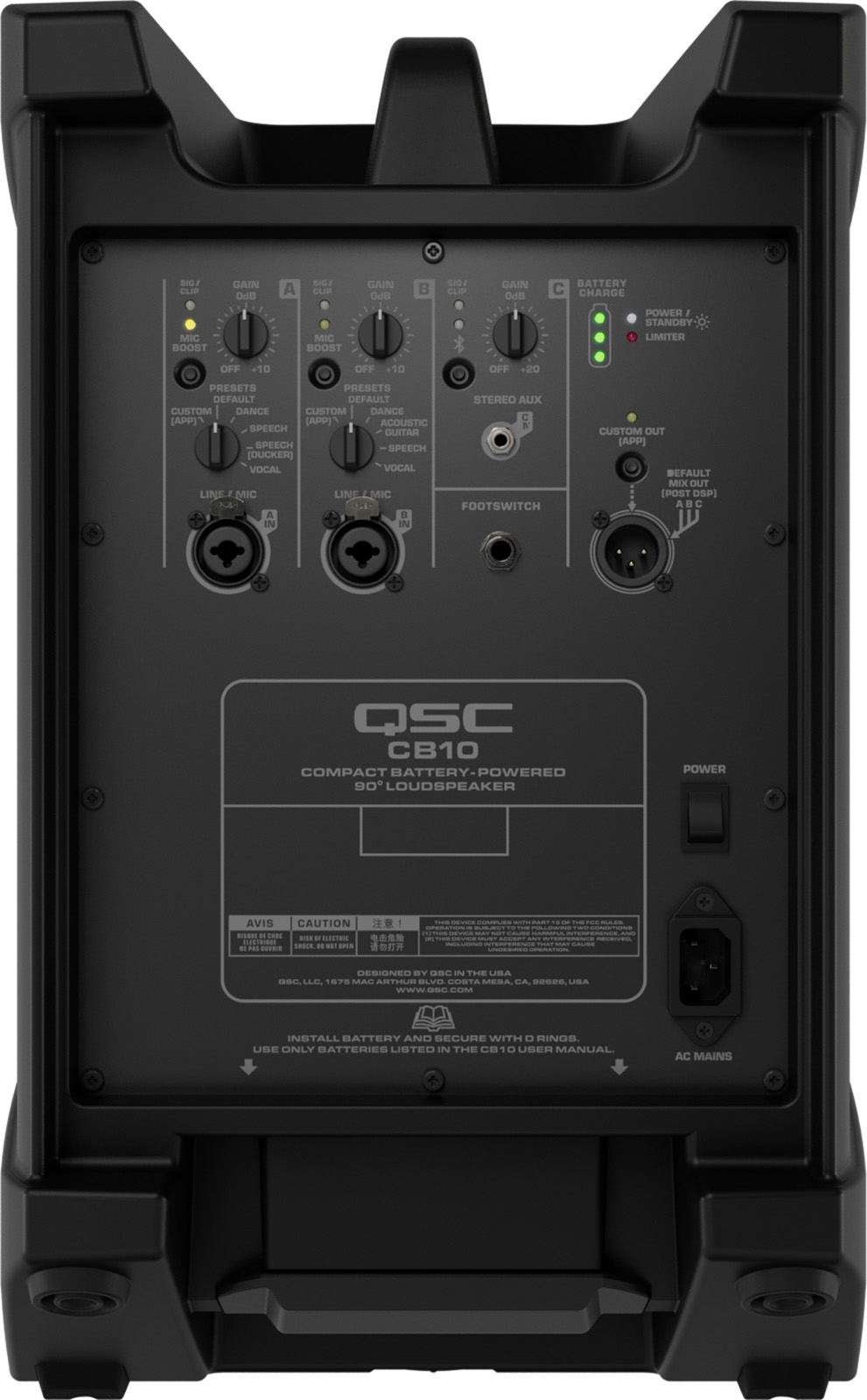 Qsc Cb10 - Sono Portable - Variation 2