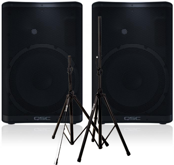 2 x CP12 + XH 6310 Pied Enceinte Paire + Sac