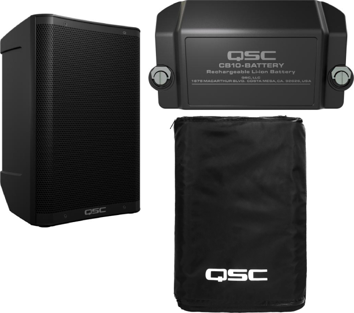 Qsc Cb10  + Housse + Batterie - Sono Portable - Main picture