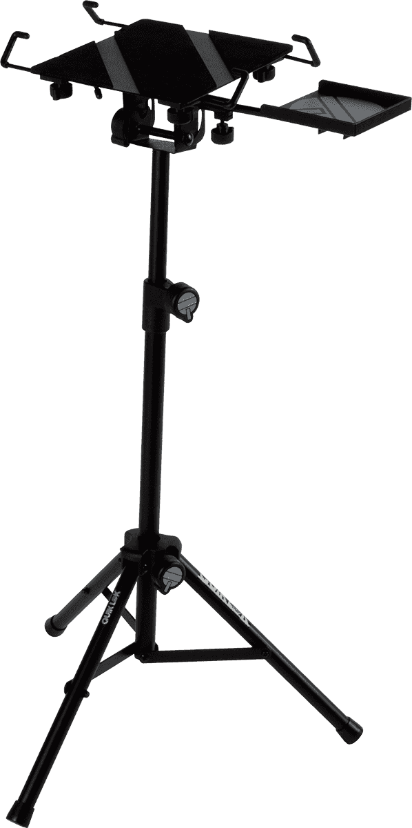 Quiklok Support Ordinateur + Tablette Souris - Noir - Stand & Support Dj - Main picture