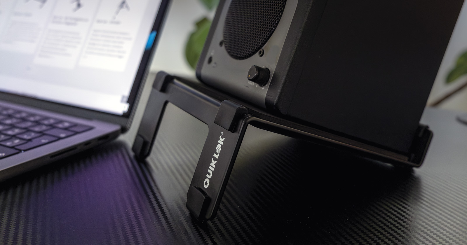 Quiklok Supports D'enceinte De Monitoring Pour Bureau (par Paire) - Stand Et Support Studio - Variation 5