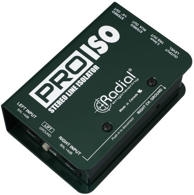 Radial Pro Iso Stereo +4/-10db - Convertisseur - Main picture