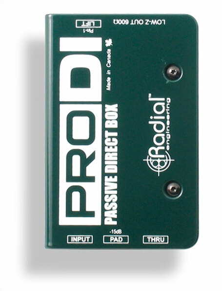 Radial Pro Di Passive Direct Box - Boitier Direct / Di - Main picture