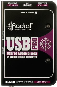 Radial Usb-pro - Boitier Direct / Di - Main picture
