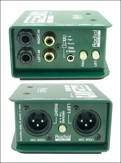 Radial Proav2 Multimedia Di - Boitier Direct / Di - Variation 2