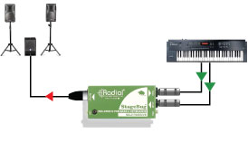 Radial Stagebug Sb-2 Passive - Boitier Direct / Di - Variation 4