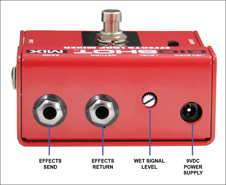 Tonebone Bigshot Mix Effects Loop Mixer - Footswitch & Commande Divers - Variation 1