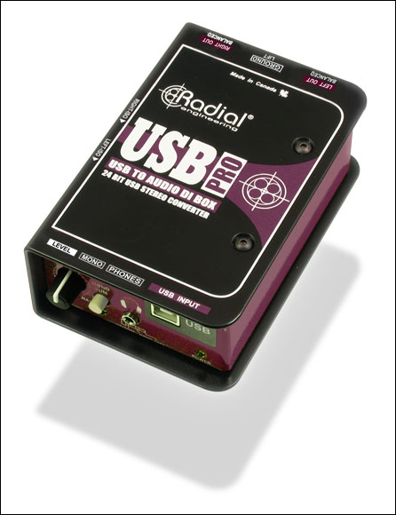 Radial Usb-pro - Boitier Direct / Di - Variation 2