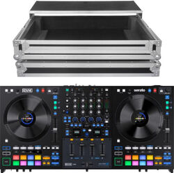 Pack dj avec housse/flight/decksaver Rane Four + FC Rane Four DS