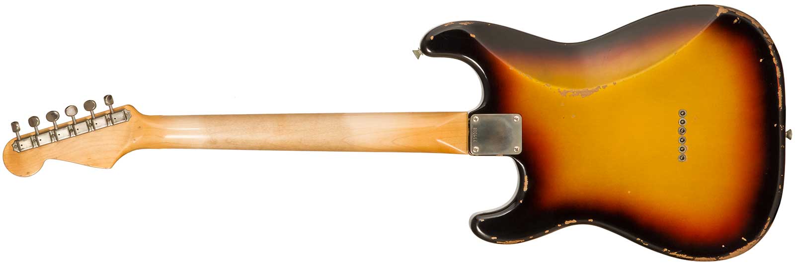 Rebelrelic S-series 1961 Hardtail 3s Ht Rw #231008 - 3-tone Sunburst - Guitare Électrique Forme Str - Variation 1