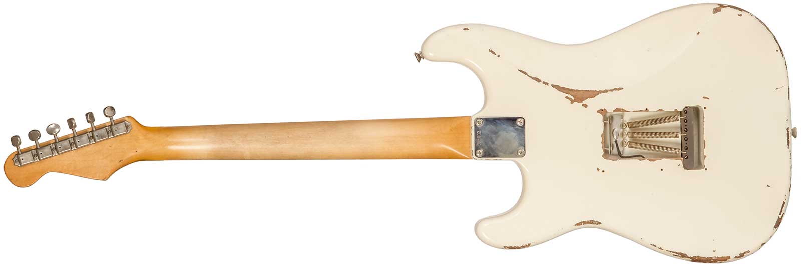 Rebelrelic S-series 1962 3s Trem Rw #231002 - Olympic White - Guitare Électrique Forme Str - Variation 1