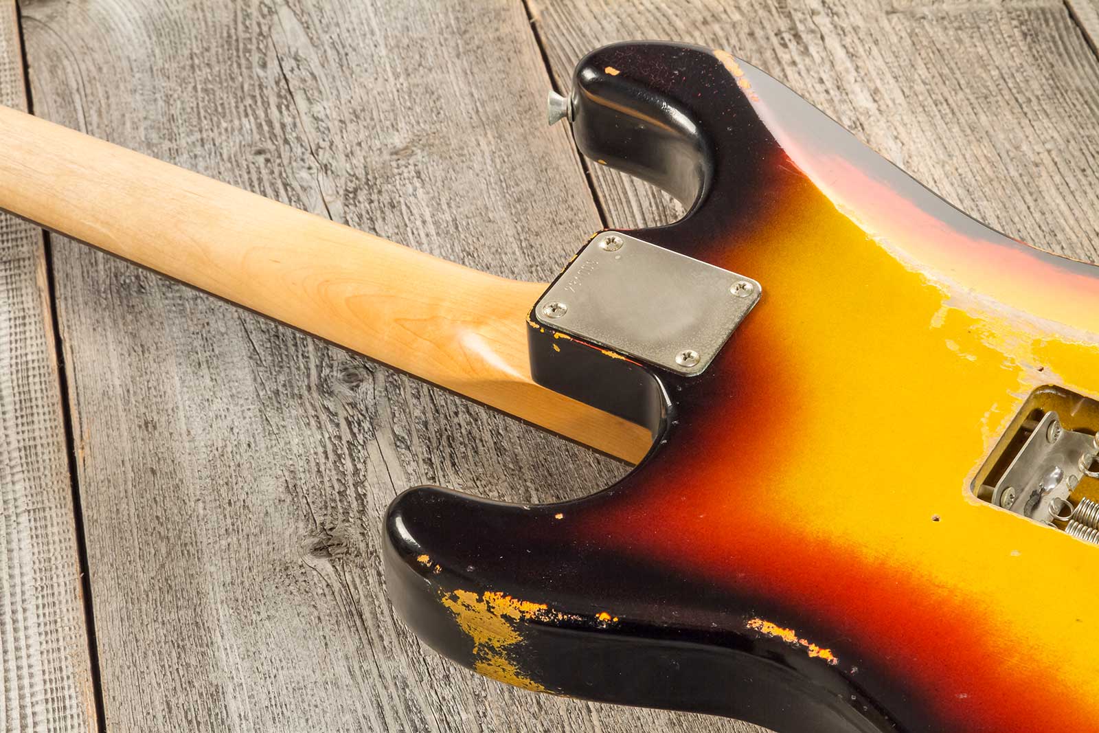 Rebelrelic S-series 1962 3s Trem Rw #231009 - 3-tone Sunburst - Guitare Électrique Forme Str - Variation 7