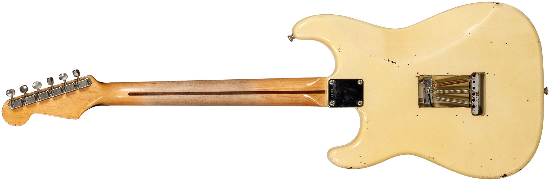 Rebelrelic S-series 55 3s Trem Mn #62191 - Light Aged Banana - Guitare Électrique Forme Str - Variation 1