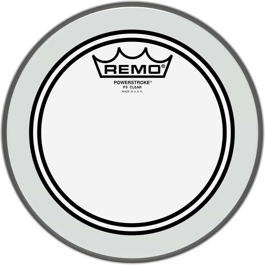Remo P3-0308-bp Pwrstrk.3 Transparent - 8 Pouces - Peau Tom - Main picture