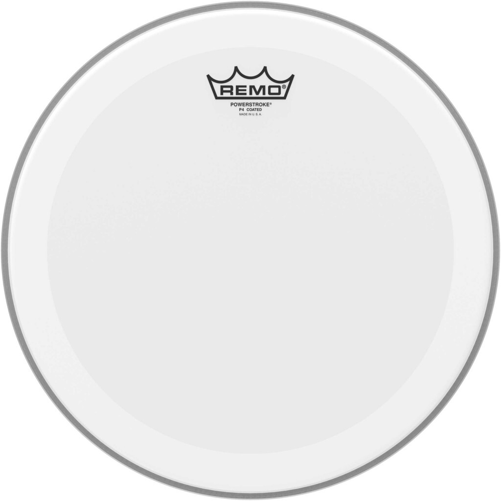 Remo P4-0114-bp Powerstroke 4 Sablee - 14 Pouces - Peau Tom - Main picture