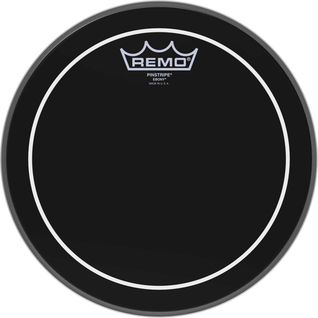 Remo Es-0610-ps Pinstripe Ebony - 10 Pouces - Peau Tom - Main picture