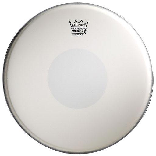 Peau caisse claire Remo Emperor X 14" Sablée Renfort Caisse Claire 14 pouces
