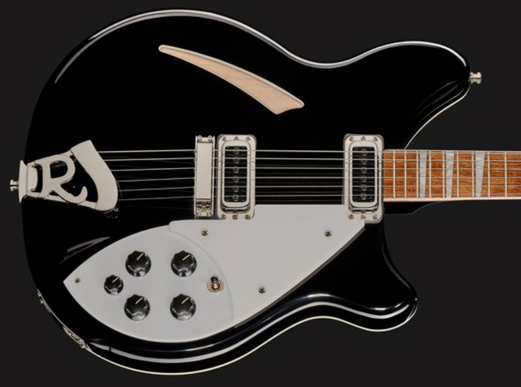 Rickenbacker 360 Jg 2h Ht Rw - Jet Glow - Guitare Électrique 1/2 Caisse - Variation 1