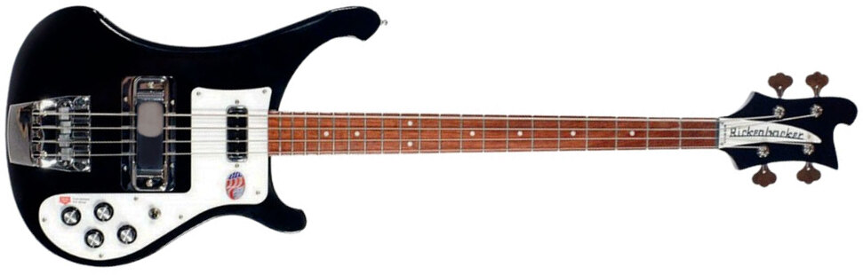 Rickenbacker 4030s Short Scale Shsc Rw - Jetglo - Basse Électrique Solid Body - Main picture