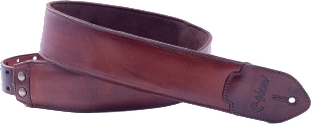 Righton Straps Leathercraft Vintage Guitar Strap 2.3inc Brown - Sangle Courroie - Main picture