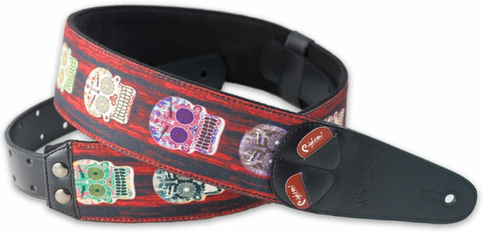 Righton Straps Mojo Strap Skulls Cuir - Sangle Courroie - Main picture