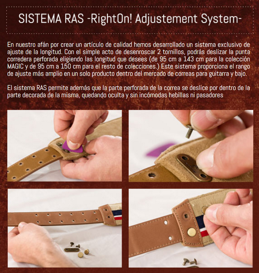 Righton Straps Funky Funkystein Woody - Sangle Courroie - Variation 1