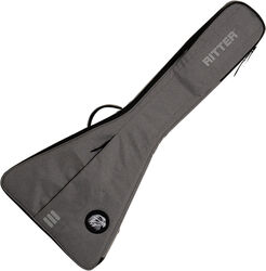 Housse guitare électrique Ritter Carouge RGC3-V.EGR Flying V Electric Guitar Bag - Elephant Grey