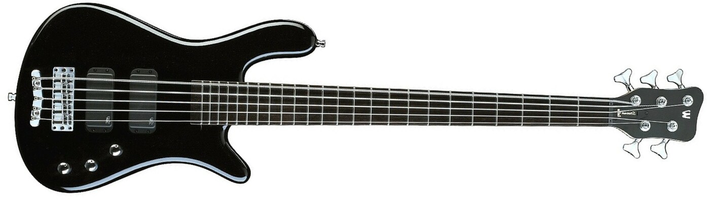 Rockbass Streamer Standard 5 String Active Wen - Black High Polish - Basse Électrique Solid Body - Main picture