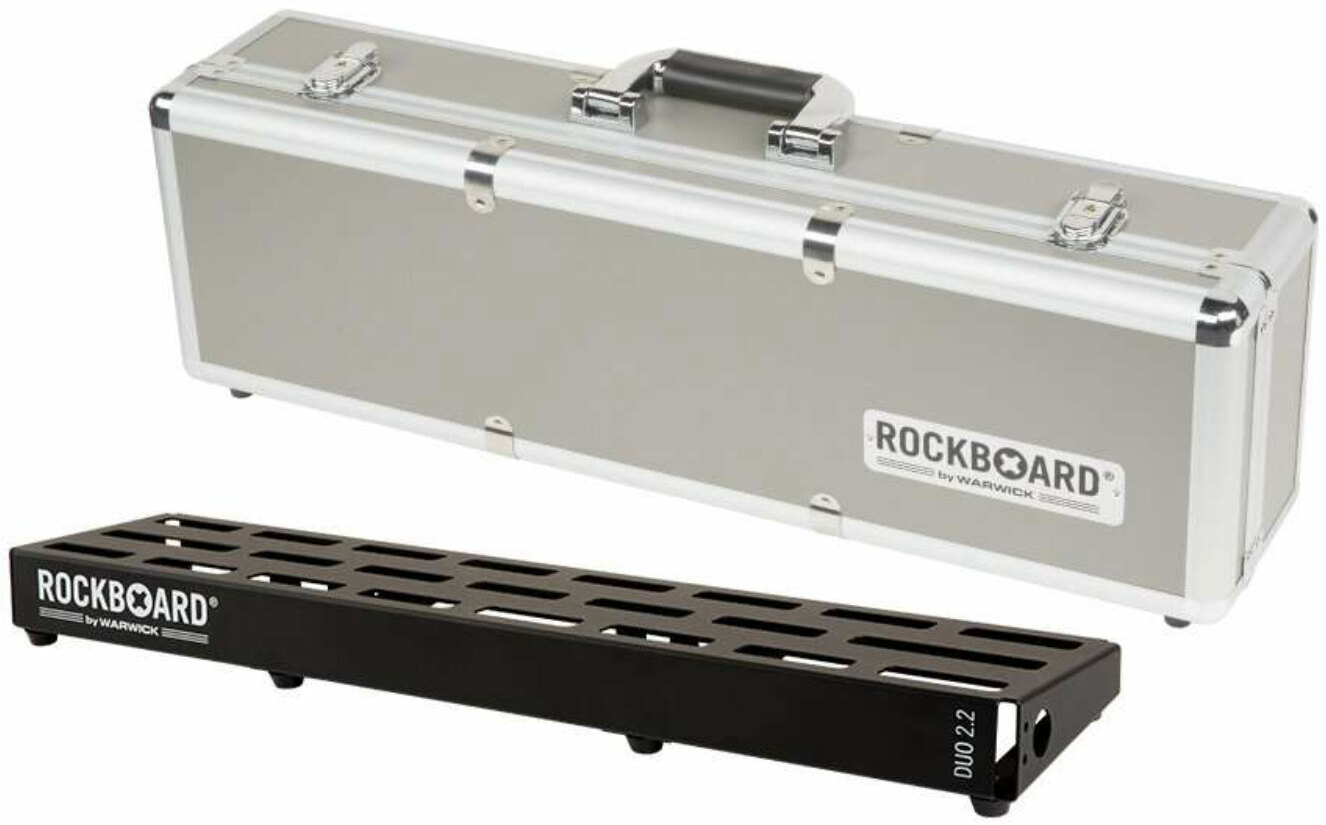 Rockboard Duo 2.2 C Pedalboard With Flight Case - Pedalboards - Main picture