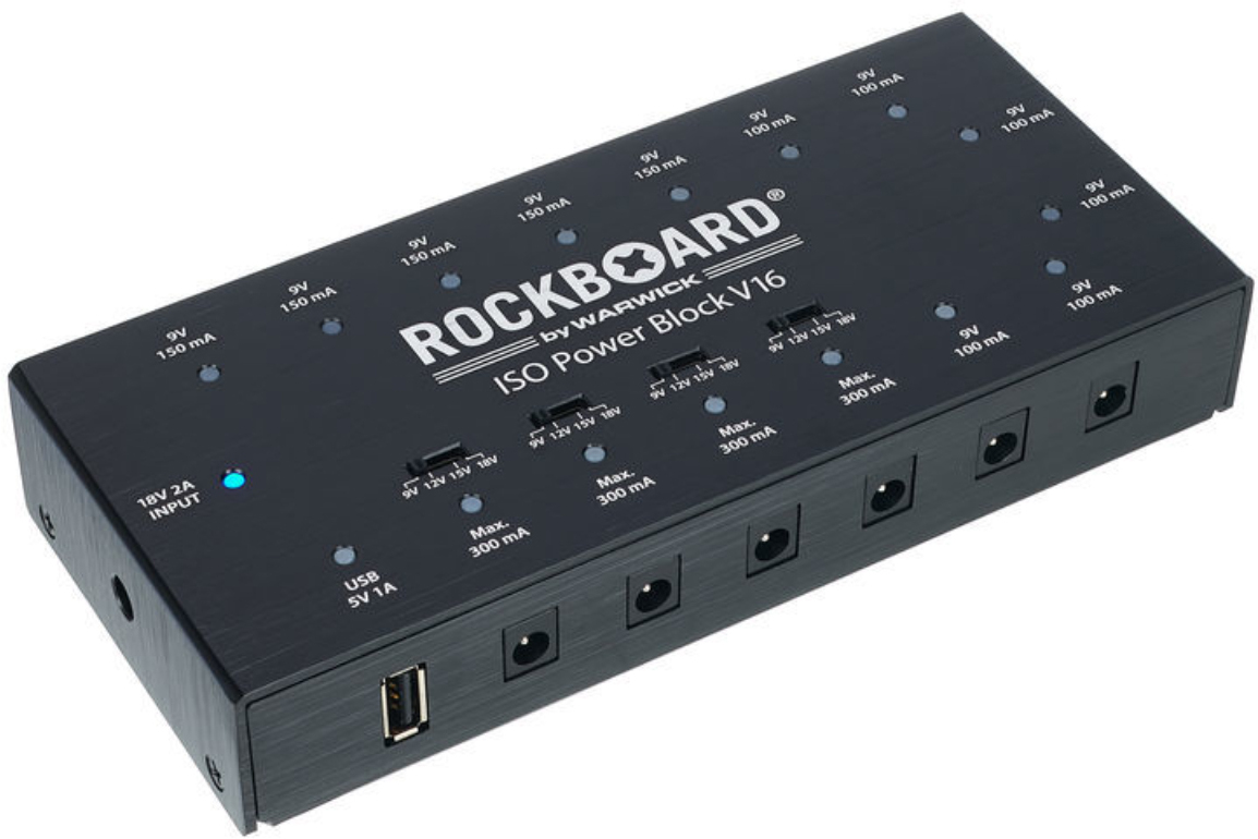 Rockboard Iso Power Block V16 9/12/15/18vdc 3.5a - Alimentations PÉdales - Main picture