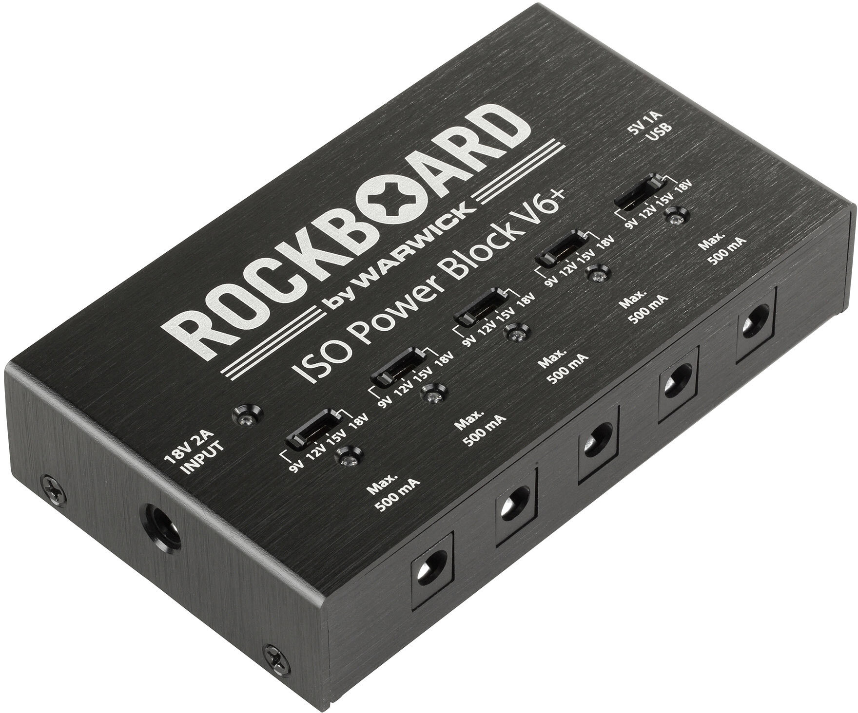 Rockboard Iso Power Block V6+ 9/12/15/18vdc 1a - Alimentations PÉdales - Variation 1