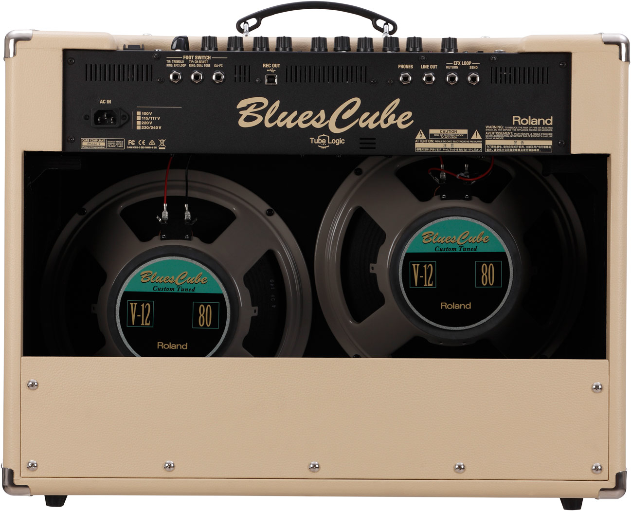 Roland Blues Cube Artist 85w 2x12 Blonde - Ampli Guitare Électrique Combo - Variation 1