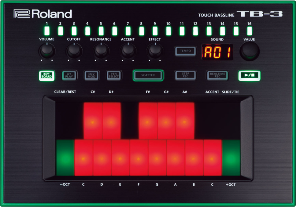 Roland Aira Tb-3 - Boite À Rythme - Main picture