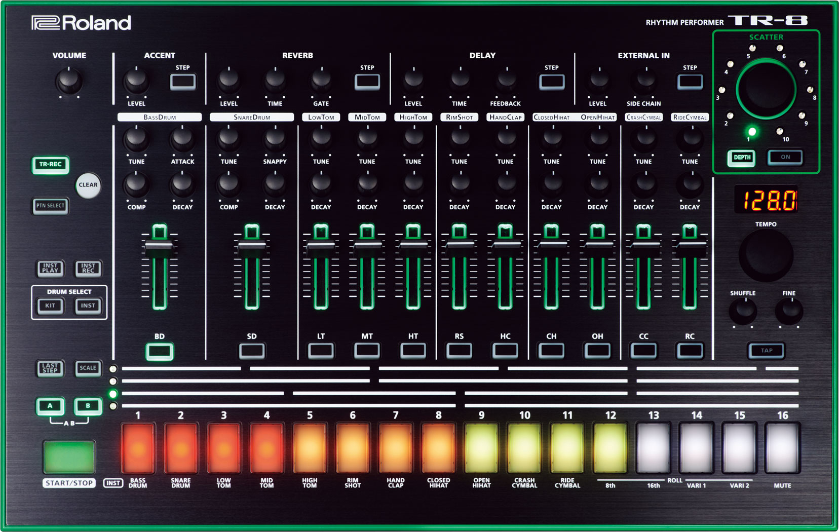 Roland Aira Tr-8 - Boite À Rythme - Main picture