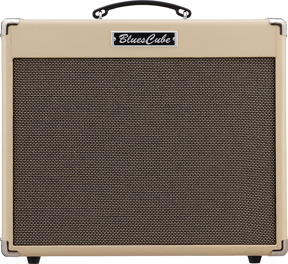 Roland Blues Cube Stage 2014 60w 1x12 White - Ampli Guitare Électrique Combo - Main picture