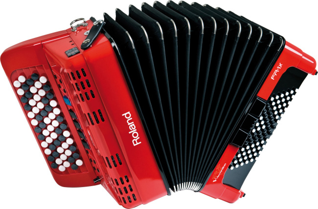 Roland Fr 1x B Bouton Red V Accordeon - AccordÉon Chromatique - Main picture