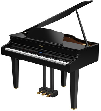 Roland Gp607 - Polished Ebony - Piano NumÉrique Meuble - Main picture