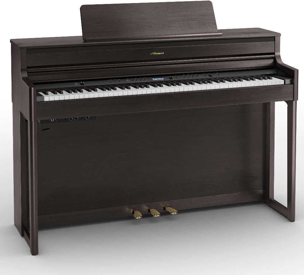 Roland Hp704 Dr Rosewood - Piano NumÉrique Meuble - Main picture