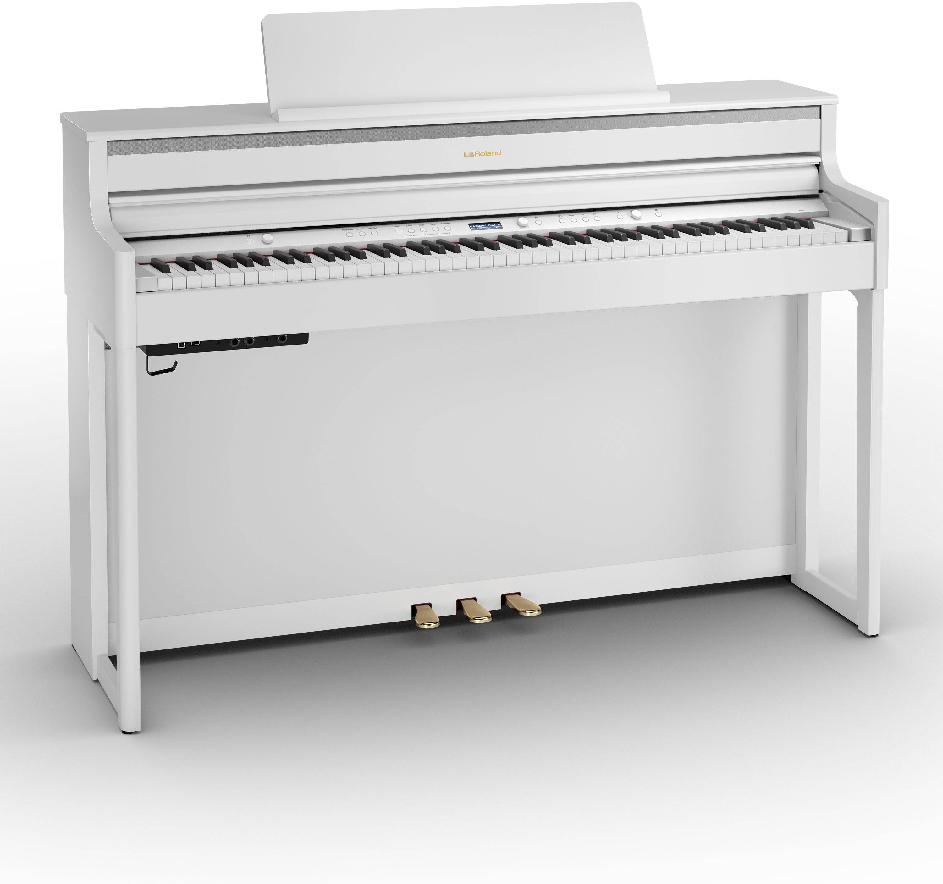 Roland Hp704 Wh White - Piano NumÉrique Meuble - Main picture